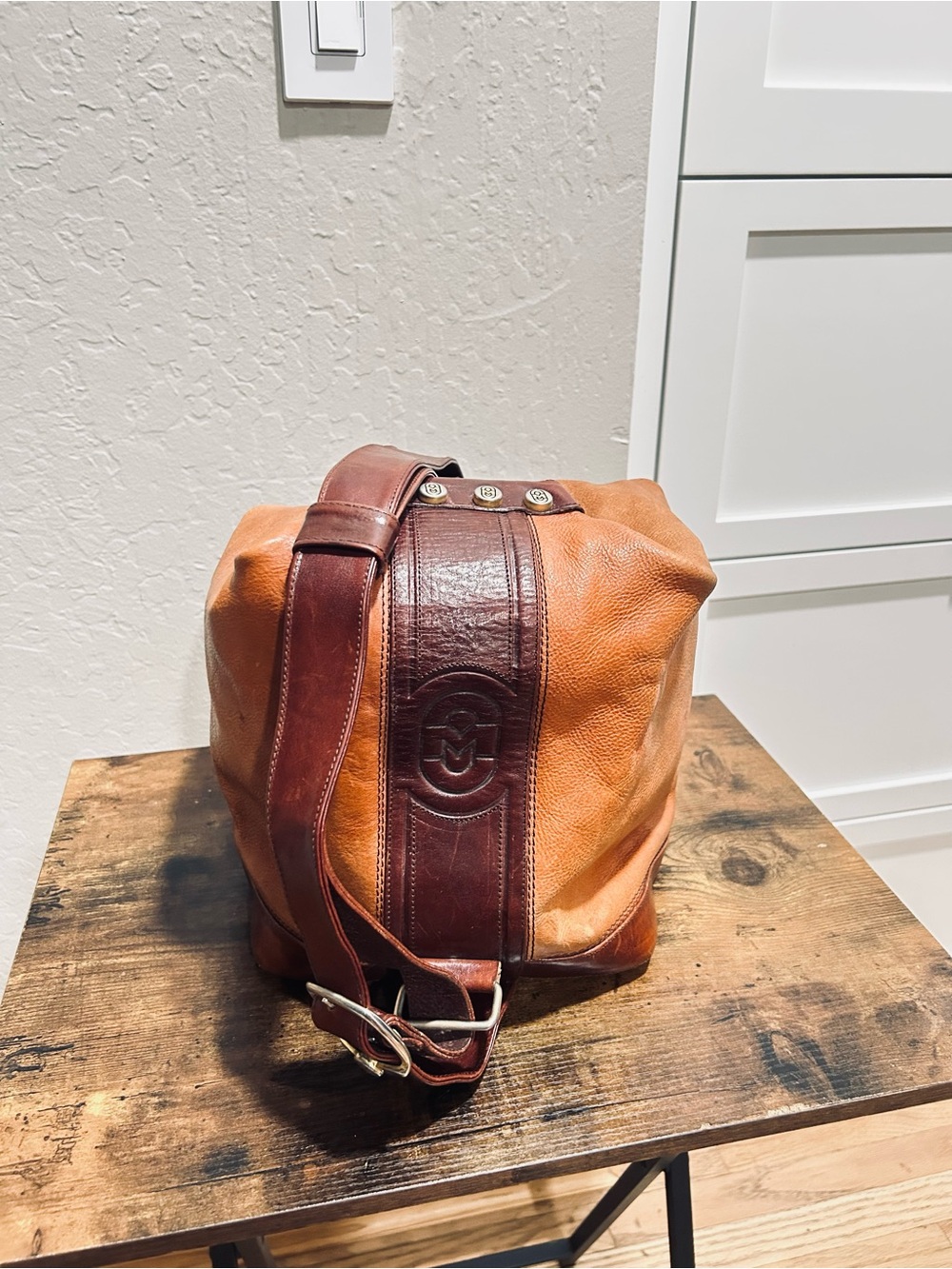 VINTAGE Marino Orlandi leather shoulder bag